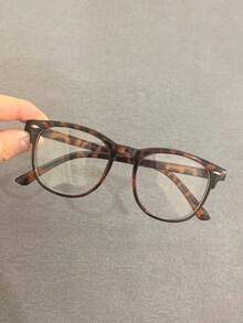 3pcs Glasses, Computer Reading/Gaming/TV/Phones Glasses For Women Men, Anti Eyestrain, Eyeglasses Are Available In Various Colors (Black Glasses, Brown Glasses, Leopard Print Glasses, Transparent Glasses, Pink Glasses)