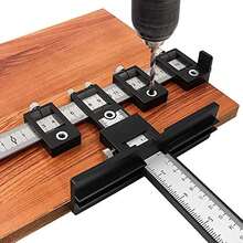 [Metal Cabinet Hardware] Adjustable Metal Cabinet Hardware Jig Tool – Drill Template Guide For Handles & Knobs | No Electricity Needed, Perfect For Doors/Drawers