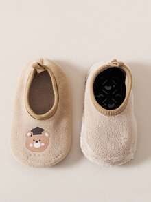 1Pair 6-12M,1-2Y Baby Kids Boys Girls Cartoon Newborn Baby Non-Slip Socks Thickened Warm - Fall/Winter New - Multicolor - View 12