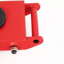 YUNRUX New Heavy Duty Machine Dolly Skate Machines Roller Mover Trolley Cargo 8Ton Red