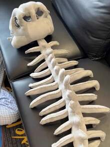 Cute Skeleton Dinosaur, Wearable Fashion Party Modern Home Decor 2 Sizes (29.5"/45.2") - Xám - Xem 12