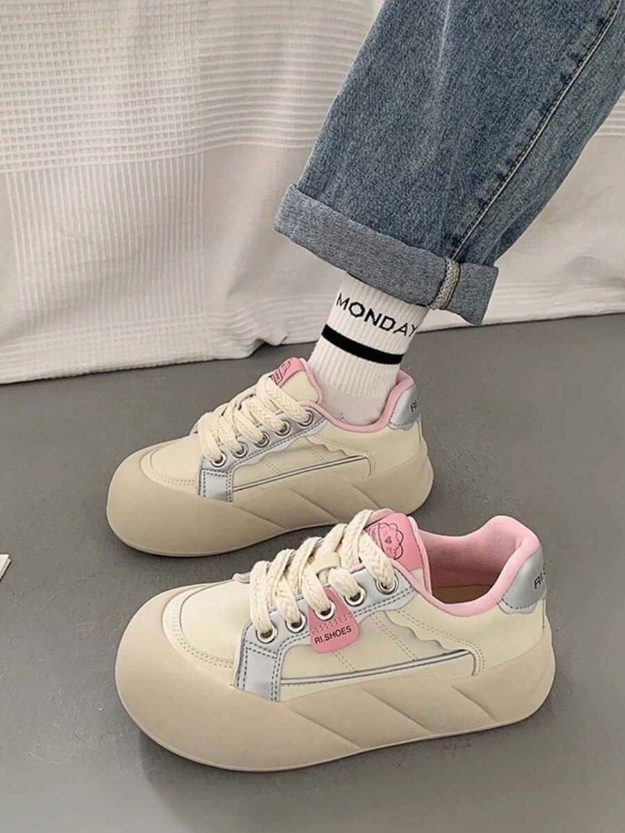 1 Pair Teen' Soft Sole Shoes 2025, Anti-Slip Casual Shoes, New Spring/Autumn Fashion Versatile Outdoor Sports Shoes For Teen