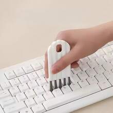 1 Piece/Computer Keyboard Cleaning Brush, Daily Household Gap Brush, Window Slot Gap, Kitchen Dead Corner, Dust Cleaning - 白色 - 查看 1