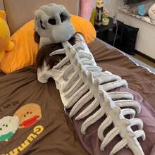 Cute Skeleton Dinosaur, Wearable Fashion Party Modern Home Decor 2 Sizes (29.5"/45.2") - Xám - Xem 11