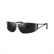 LVIOE Y2K Fashion Women's Glasses - Retro 2000s Metal Frame  Lenses, Lightweight And Durable Outdoor And Daily Wear Accessories, High-End  Glasses, Fashionable , Essential For Style Enthusiasts - A3 金色框 棕色鏡片 - 查看 7