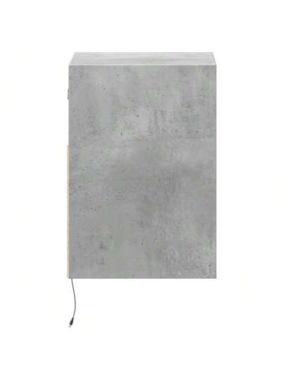 VidaXL TV Wand Units LED Lighting, stuks 41x31x45 Cm, Concrete Grijs view 7