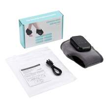 Hailicare Masajeador de pies portátil con calor y vibración, protección para la articulación del tobillo, 3 niveles de temperatura y 3 niveles de intensidad, con batería de 2000mAh