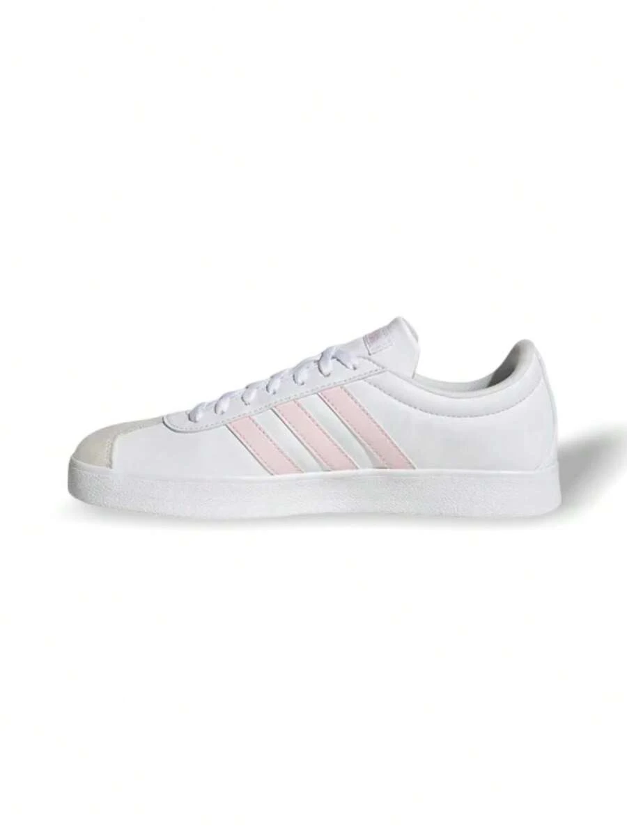 Adidas VL 球场基础鞋 - 灰粉 - 查看 1