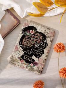 Shockproof Bookshelf Patterns Basic Pad Case 1pc Book & Knowledge Pattern Kindle Paperwhite 11th Gen (2021) / 12th Gen (2024) / Kindle 11th Gen (2024) / Kindle Colorsoft Signature Edition Protective Cover, Auto Wake/Sleep, Back To School Gift Knowledge Pattern Kindle Cover Birthday Anniversary Gift - Multicolor - View 2