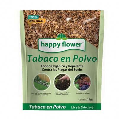 Tabaco en Polvo BSA 1 kg | Abono 100% Orgánico | Plantas y Huertos | Nutrición Ecológica | Biodegradable | Aplicación en Macetas y Cultivos | Solución Natural para Plantas Saludables