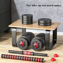 Adjustable Dumbbell Set,22lbs Free Weight Dumbbell,3 In 1 Dumbbell Set Used As Barbell,Dumbbell,Push Up Stand,Home And Gym Exercise Equipment Suitable For Both Men And Women - Black 22lbs - View 6