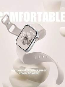 1 条硅胶运动表带，适用于 38 毫米 40 毫米 41 毫米 42 毫米 44 毫米 45 毫米 49 毫米，兼容 Series 9 Ultra 8 SE 7 6 5 4 3，男女通用