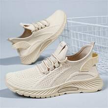 Novos Tênis Esportivos Casuais da Moda, Tênis Respiráveis de Malha para Mulheres Plus Size