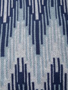 ANDREILEE Autumn Geometric Pattern Knit Casual Loose Fit V-Neck Sleeveless Vest, Versatile Business Unisex Pullover Top - Blue - View 8