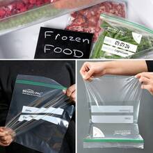 20/60/100pcs ( Pack) | Transparent Minimalist Style | Families/Meal Preppers | Thickened+Airtight+Freezer-Friendly | Clear Food Storage Bags (Ziplock) | Home-Size (Fridge/Freezer/Meal Prep) - Random Color - View 5