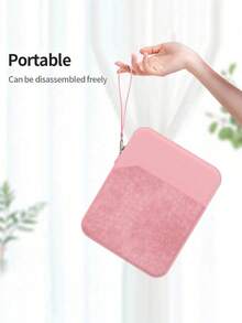 Husă pentru tabletă 1 buc - Nylon durabil, cu fermoar, pentru iPad-uri de 8-13,3 inci, ușoară și elegantă, roz/gri/gri spațial, cu compartimente multiple, husă de transport pentru tabletă