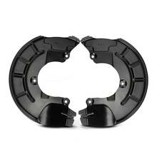 2x ANKERBLECH SPRITZBLECH FÜR VW POLO 9N 6R UP FABIA IBIZA VORNE LINKS + RECHTS - Schwarz - Übersicht 10