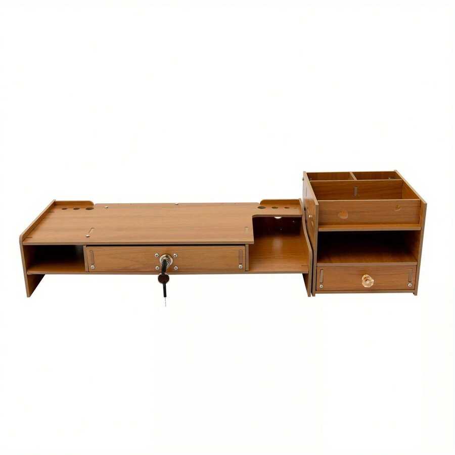 YUNRUX Desktop Monitor Stand, Rectangular Monitor Stand, Computer Monitor Booster Stand - View 1