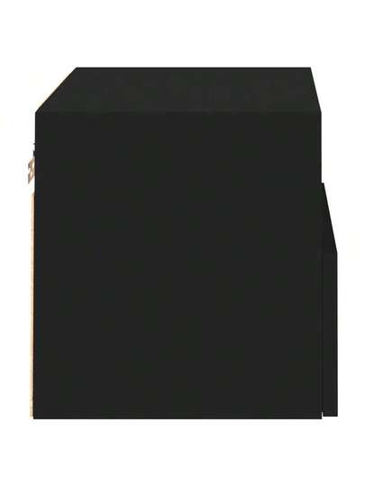 VidaXL TV Wand Unit 40x30x30 Cm, Finished Wood, Zwart view 8