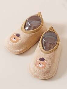 1Pair 6-12M,1-2Y Baby Kids Boys Girls Cartoon Newborn Baby Non-Slip Socks Thickened Warm - Fall/Winter New - Multicolor - View 4