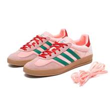 Adidas Four Seasons Clover Sneakers GAZELLE INDOOR W Women's Shoes Sports Shoes Low Top Retro Casual Shoes German Training Shoes Commuter Shoes JI2713