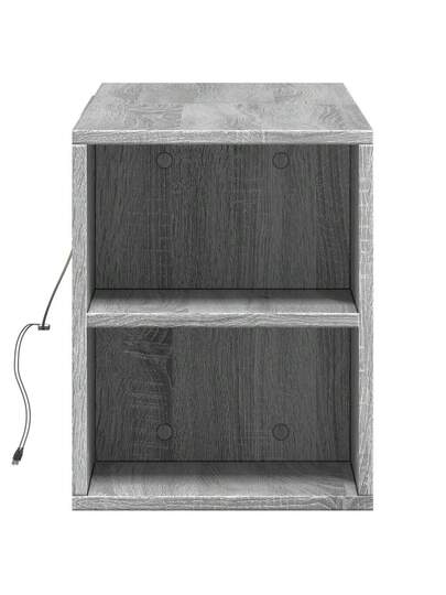 VidaXL TV Wand Unit LED Lighting 135x31x39.5 Cm Grijs Sonoma view 7