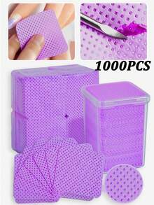 1000/400pcs Gel Nail Polish Remover Wipes Cleaner Nail Remover Lint Free Wipes Cleaner Paper Pad Wholesale Makeup Tools, Cleaner, Nail Art, Nail Polish Remover, Lint Free Wipes, Cleaner, Paper Pad