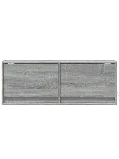 VidaXL TV Wand Unit LED Lighting 100x31x35 Cm Grijs Sonoma view 6