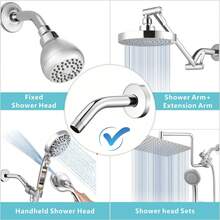Shower Head Angle Adjuster, Swivel Shower Head Connector, Rotatable Shower Head Adapter