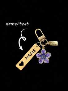 1 pezzo Portachiavi in metallo personalizzato a forma di fiore di ciliegio, leggero ed elegante, con accessorio tag, adatto per borse, chiavi dell'auto, regali di coppia e vacanze, multifunzionale, durevole, ornamentale, riutilizzabile, raffinato, di stile, di alta qualità, colorato, moderno, personalizzato, unico, regali ideali per lui, regali ideali per lei, fidanzato, amici, tea room, casa, ufficio, per anniversari, per San Valentino, per la Festa della Mamma, per compleanni, per la Festa del Papà, per matrimoni, per il riscaldamento della casa, atmosfera natalizia in casa, souvenir