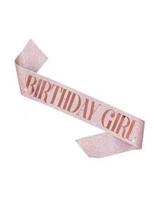 2Sets Birthday Sash Rhinestone Birthday Crown Girls Birthday Tiara,Birthday Gifts For Birthday Party Supplies - Multicolor - View 16