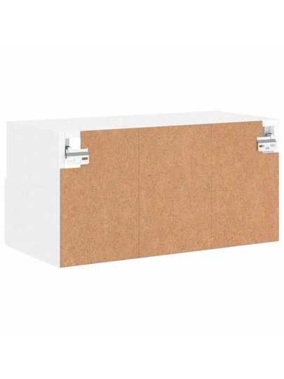 VidaXL TV Wand Unit 60x30x30 Cm, Finished Wood, Wit view 10