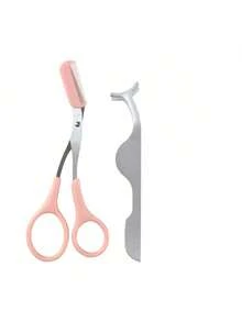 1/2/3/4 piezas Kit portátil de arreglo de cejas de acero inoxidable, pinzas de precisión para dar forma a las cejas y eliminar el vello fino, compacto y ligero, esencial para viajar