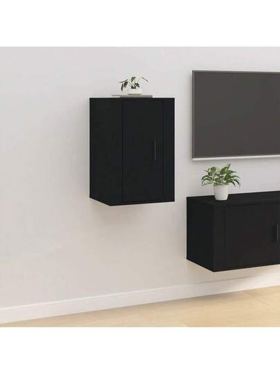 VidaXL TV Wand Units Pcs 40x34.5x60 Cm Zwart view 4