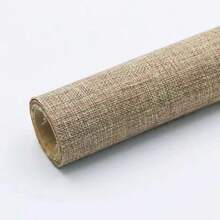 1PC Linen Self-Adhesive Fabric Roll - DIY Handicraft Fabrics Are Suitable For Home Decoration, Wall Stickers, Tablecloths, Handmade - Natural Material