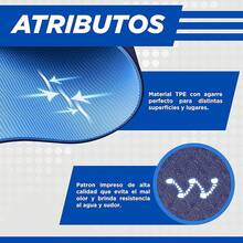 Tapete Antideslizante Yoga 6mm con lineas de alineación |   Esterilla antiderrapante de alta calidad de TPE para yoguis, pilates, entrenamiento en casa, funcional y estiramientos con líneas de Guía - azul - Ver 11