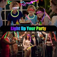 248pcs Glow In The Dark Party Supplies Bulk Pack - 12pcs LED Light Hairs, 12pcs Glow Wands, 200pcs Glow Sticks, 12pcs LED Glasses For Parties, Glow Party Supplies, Glow Party Decorations, Glow Party Accessories, Glow Party Essentials, Glow Party Supplies, Glow Party Decorations, Glow Party Accessories, Glow Party Essentials
