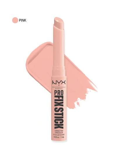NYX Pro Fix Stick Correcting Concealer 0.2 Pink Makeup Concealer 0.05oz/1.6g Color-Correcting Brightening Pink Creamy Finish Lightweight Blendable Formula Girlfriend Wife Mother Friend Birthday Graduation Party Travel Camping Outdoors School Campus Trip Festivals Anniversary Winter Christmas Special Occasions, Party Sweet Makeup Modern Sweet Refreshing And Translucent Skin