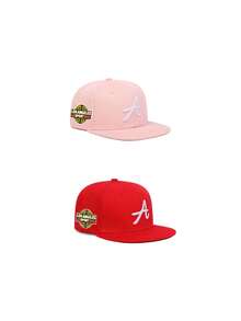 1pc Baseball Cap, Stiff Crown Design With Curved Brim, Effectively Flatters Face Shape, Suitable For Commuting And Weekend Outings