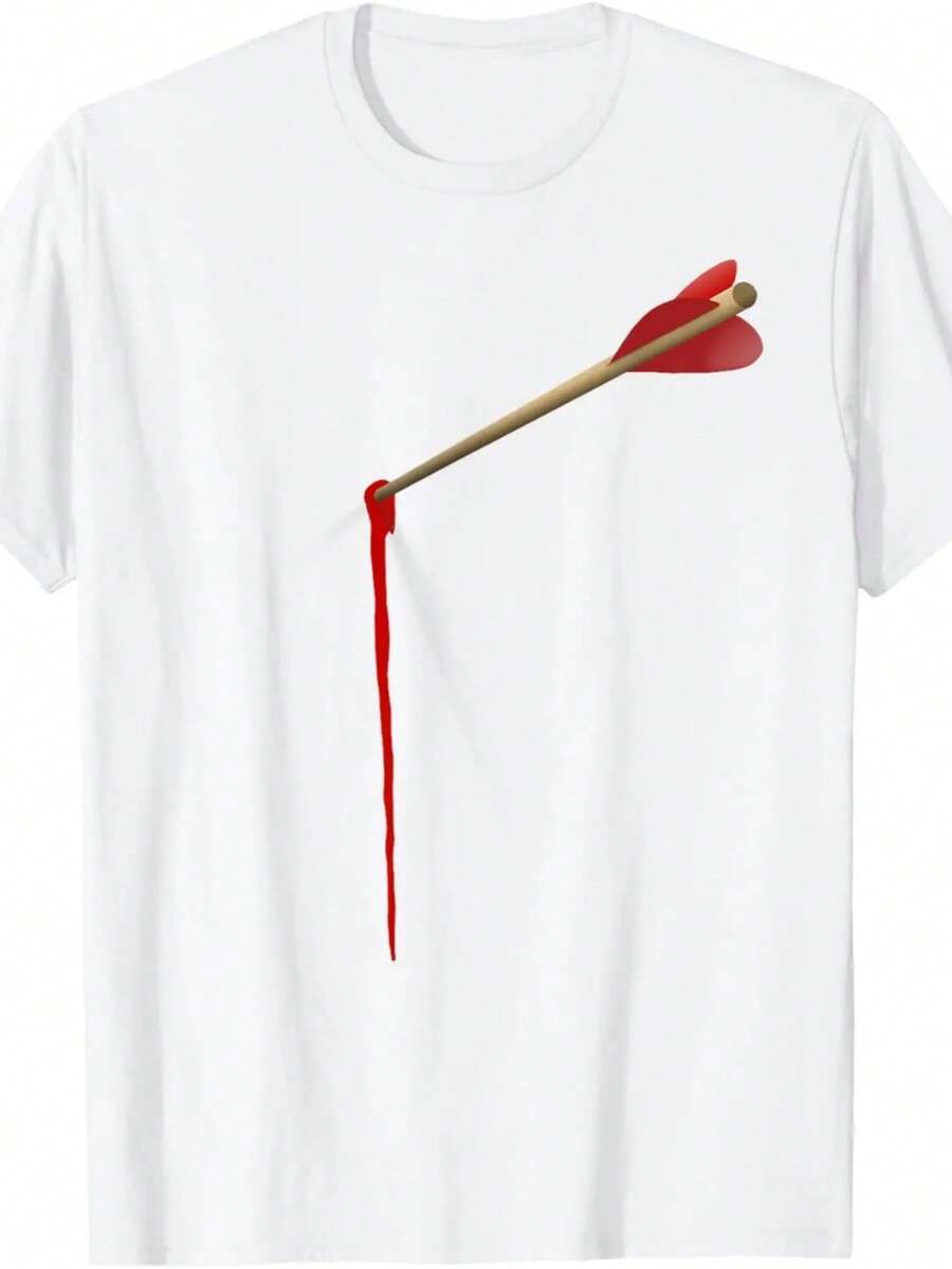 I Got Shot By An Arrow Shirt T-Shirt - trắng - Xem 1