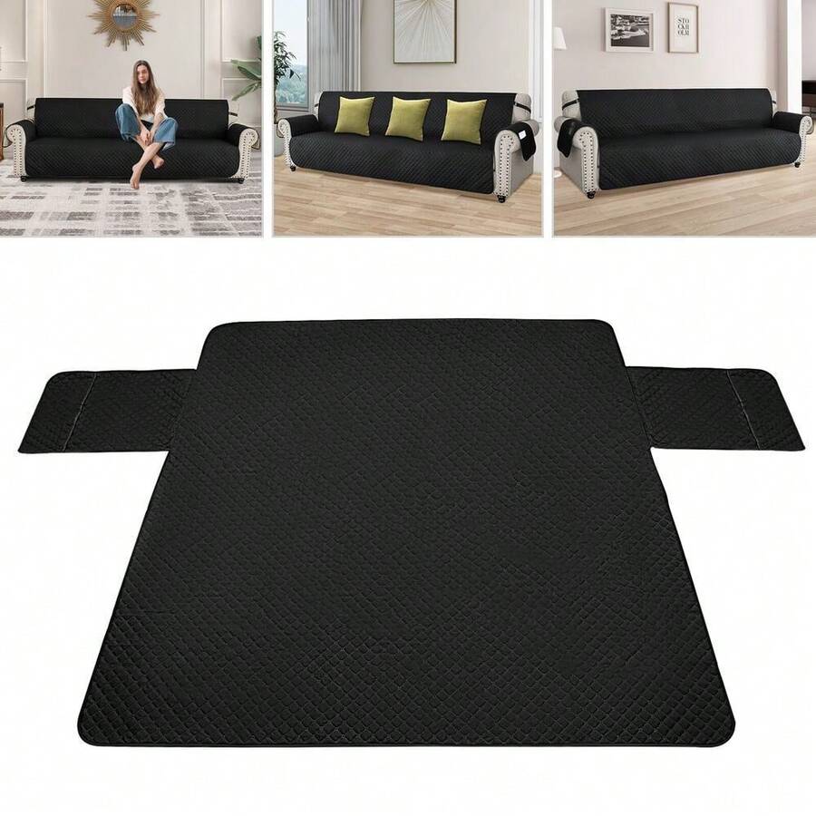 YUNRUX One-Piece Sofa Cover, Sofa Cover For 4-Seater Sofa, Couch Cover 135*87 Inches