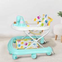 Andador para bebé 2 en 1, plegable y regulable en altura, adecuado para niños de 0 a 2 años, el regalo perfecto para tu pequeño.