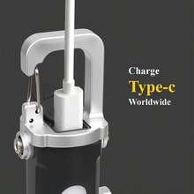 1 件装多功能长端手电筒迷你便携式钥匙扣灯笼适用于家庭户外露营应急工作灯