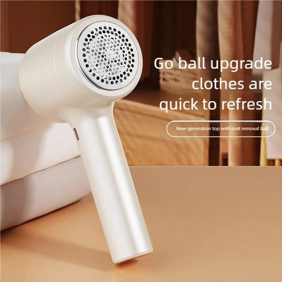 OBOVAY 300mAh 可充电织物除毛器 - 方便实用，轻松去除衣物、裤子、毛衣、床上用品上的毛絮 - 适合所有人，是家庭主妇和时尚达人的完美礼物 - 顏色隨機 - 查看 1