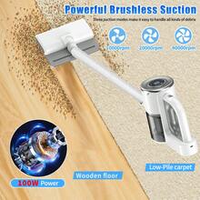 40,000 RPM High-Speed Electric Motor Cordless Vacuum Cleaner Combo Set, Powerful Handheld Vacuum With Durable Battery, Suitable For Yard, Living Room, Kitchen, Sofa And Car | Professional Strong Suction, Crevice Cleaning Tool, Pet Hair Removal - Multifunctional Vacuum Cleaner - View 8