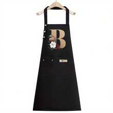 One Polyester Apron Featuring Adjustable Shoulder Straps And Spacious Pockets, Ideal For Cooking, Gardening, Painting, Baking, And Restaurant Use; A Must-Have For Holiday Gifting, Especially For Christmas. - H - 查看 8