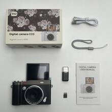 Câmera Estudantil CCD, Câmera de Bolso com Tela Retrátil, Câmera Portátil Estudantil de 64M, Câmera Digital para Iniciantes, Bateria de 800mAh, Com Jogos e Filtros Integrados, De Volta às Aulas, Vídeo, Presente de Natal, Presente de Ação de Graças e Ano Novo