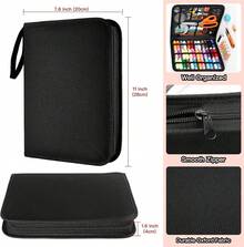 205PCS  Sewing Set For Mothers, Grandmothers, Iadies, Men, Adults, Beginners, Travelers, Portable Sewing Supplies, Accessories Including Thread, Needles, Scissors, And Essential Items For University Dormitories (Black, M) - 205 CHIẾC - Xem 4