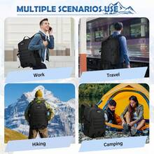 NEWHEY 43L Tactical Backpack, Hiking Camping Backpack, Waterproof Military Backpack, MOLLE Backpack, Large Capacity Survival Backpack, Outdoor Backpack, Men's Backpack, Travel Fishing Hunting Daily Backpack, Large Capacity Travel Bag - Multicolor - View 7