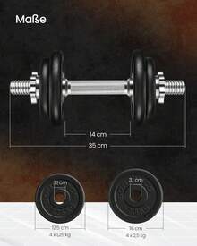 Dumbbell - Svart - Visa 7